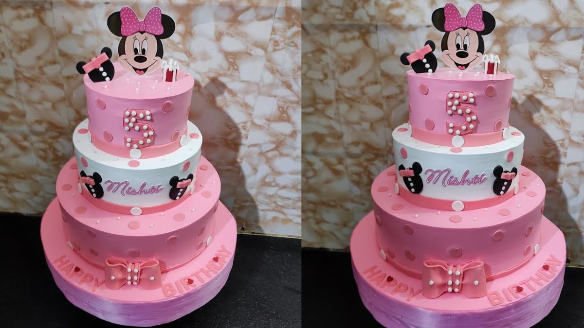 minnie mouse birthday cake